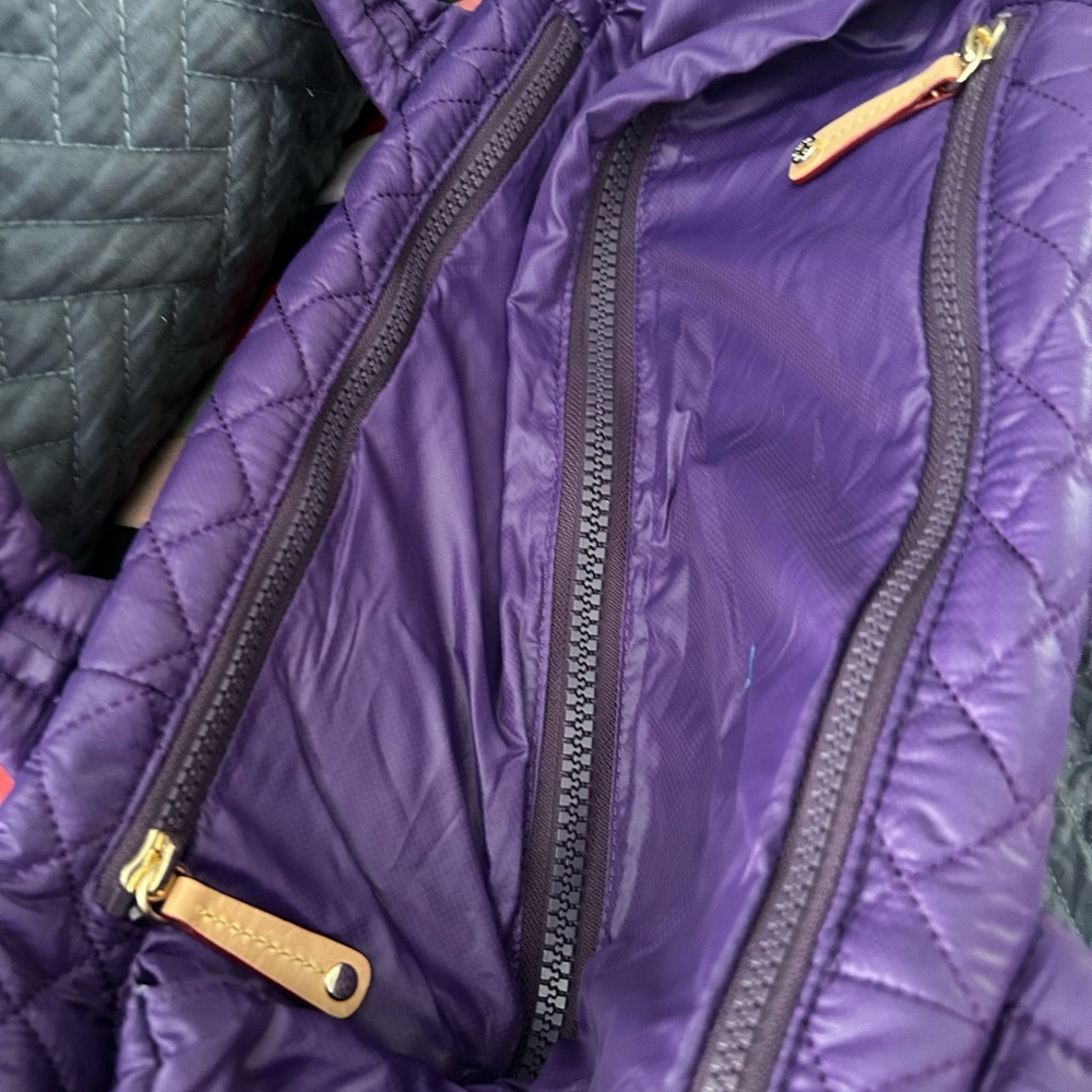 Gorgeous MZ Wallace amethyst, medium metro tote deluxe. Like new condition! - Picture 3 of 13